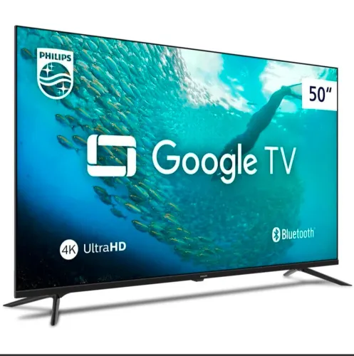 Smart TV Philips 50" PUG7019 4K UHD Google TV HDR