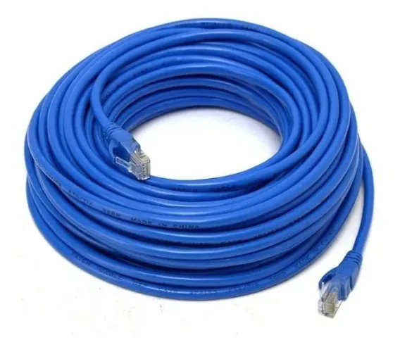 Cabo de Rede Internet 15 Metros RJ45 com Conector Novo Pronto pra Uso