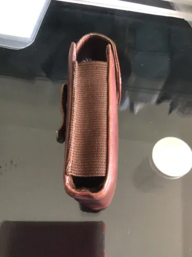 Case de couro para celular