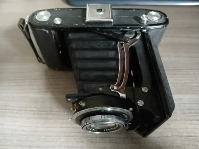 CAMERA ANTIGA ALEMÃ DE FOLE Agfa BILLY RELIQUIA
