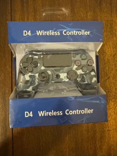 Controle D4 sem fio Camuflado para Playstation
