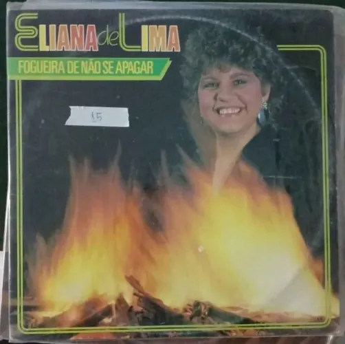 Disco Vinil LP. Eliana de Lima. Fogueira de não se Apagar.