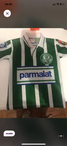 Camisa palmeiras retro TAM 1 a 2 p bebê 