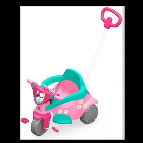 Triciclo Infantil Pink Pet 3 em 1 Xalingo<br>Valor 250,00<br>Produto novo e lacrado