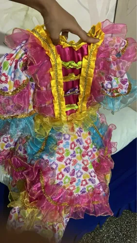 Vestido de quadrilha 4 anos 