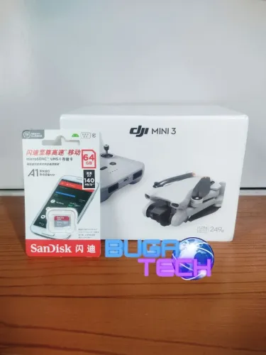 Drone DJI Mini 3 Novo LACRADO para você voar alto e capturar imagens profissionais 