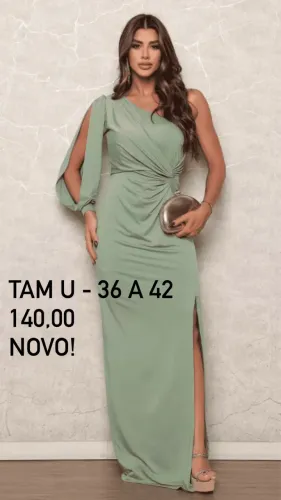 Vestido de festa verde longo NOVO! 