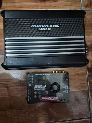 Combo Potência! Hurricane 1000W + Soundigital SD400! Som de Competição<br>