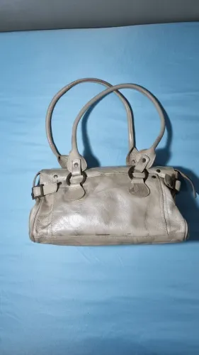 Bolsa de Couro Bege