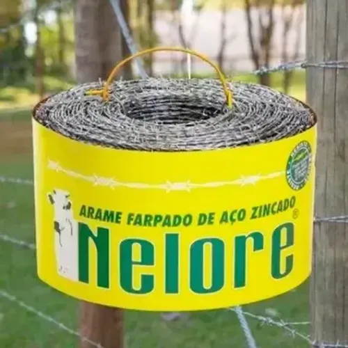 Arame Farpado Nelore Fio 16 1,60mm 250kgf 500m
