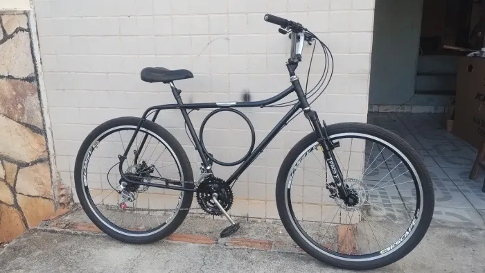 Faço instalação de freio a disco em bicicleta antiga
