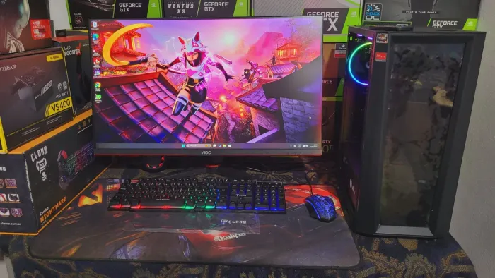 ? PC Gamer Ryzen 3 3200G - Ideal para Games Leves, Estudos e Escritório! ?