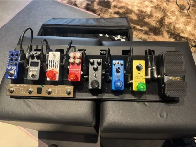 Pedal Board Fhurman Completo - Com Valeton GP 5 - Mooer e Outros