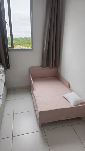Berço feminino rosa