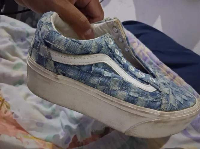 Tênis vans old skool stackform jeans