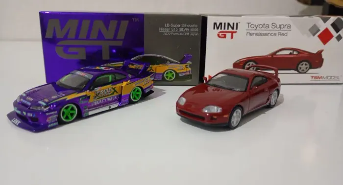 Mini gt Supra A80 e Silvia S15 lbwk