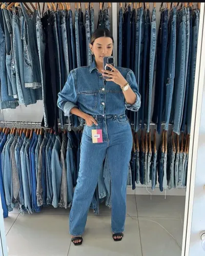 Macacão jeans Brytch