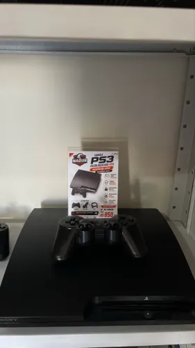 PS3 HEN com Jogos + Controle e cabos