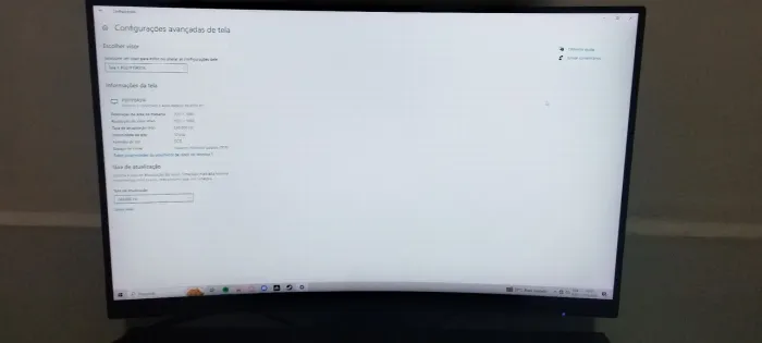 Monitor tela curva phantom gaming ASRock 27'' 240hz 1ms