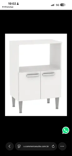 Balcao Para Forno Ba04 - Branco