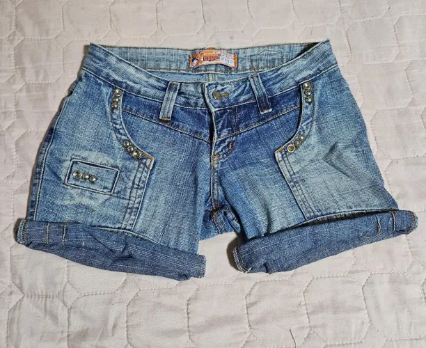 Shorts jeans feminino