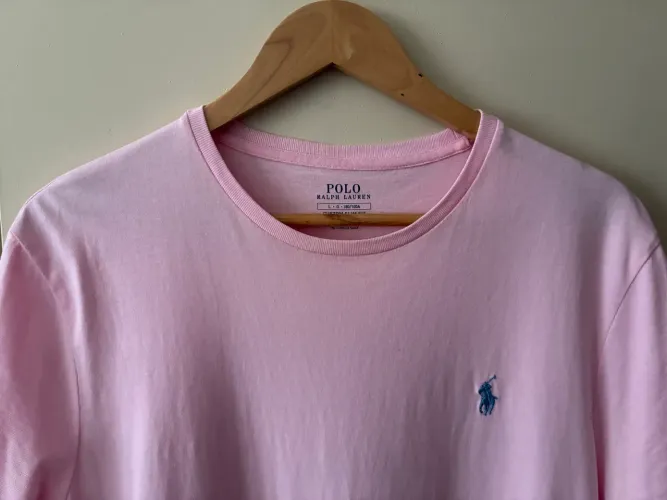 camiseta polo ralph lauren rosa g slim fit