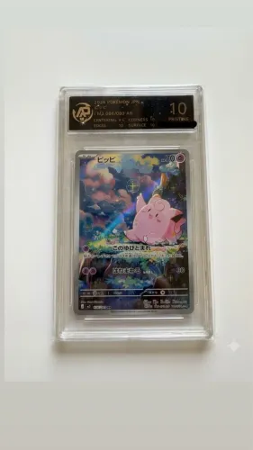 Carta Pokémon Graduada Clefairy 086/080 RPA 10