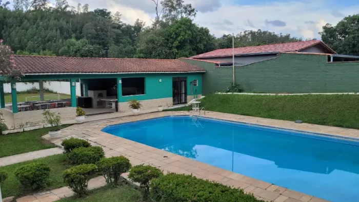Casa Temporada Com Piscina, Churrasqueira, Jogos, Campo Futebol - Sítio Sorocaba