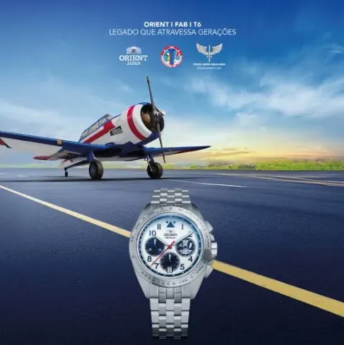 RELÓGIO ORIENT EDIÇÃO ESPECIAL - FAB T6