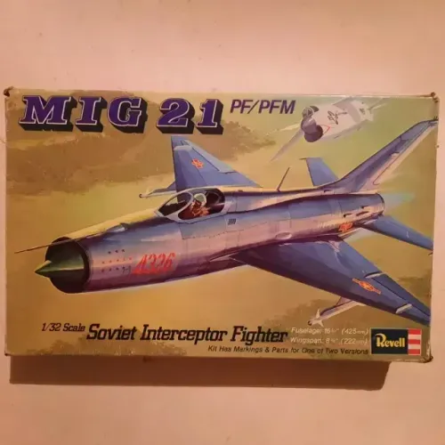 Tenho Mais Kit Plastimodelismo 1/32 MIG - 21 Revell Modelismo