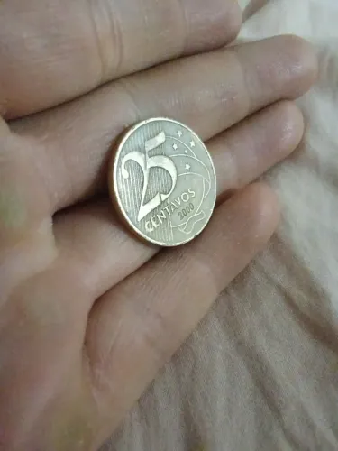 25 centavos anos 2000. 2° família,baixa tiragem.