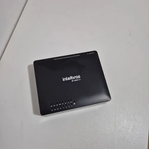 Switch 16 Portas Fast Ethernet Intelbras SF 1600 Q+