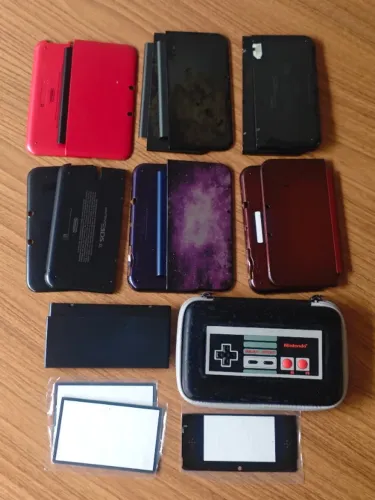 Case Nintendinho 3DS XL + Capas/Molduras de Tela 3DS (shell)