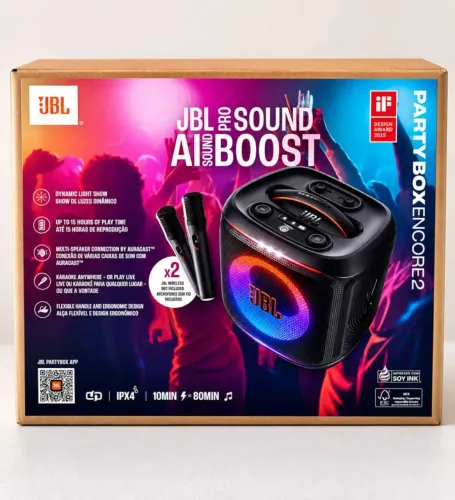 JBL Encore 2 microfones lacrado Garantia 