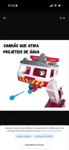 Caminhão Bombeiro Ultimate Patrulha Canina