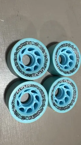 4 rodas Splats para Patins Quad 62mm