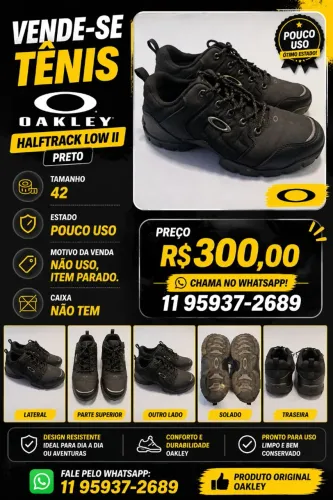 Tênis Oakley masculino halftrack low ii