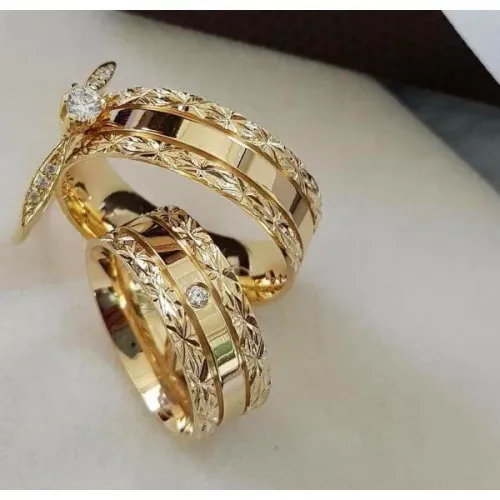 Par de alianças promoção