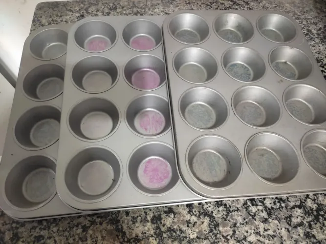 Conjunto de 3 formas para cupcake