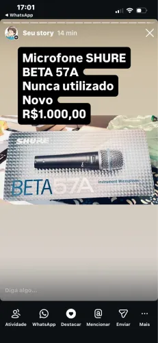Microfone SHURE BETA57A