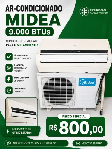 Ar condicionado Midea 9mil btus