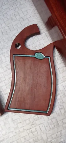 Tábua de madeira taturubá de cortar carne personalizada