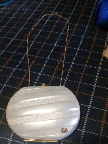 Bolsa acrílico vintage marca EA