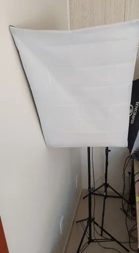 2 Softbox greika profissional 50x70 + 6 lampadas greika novas