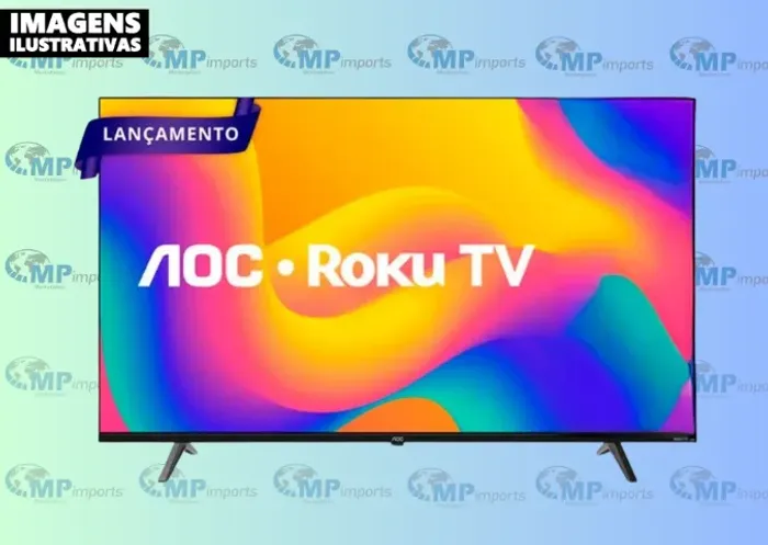 Loja MP Imports: Smart TV AOC Roku LED 50" 4K UHD Wi-Fi 50U6125