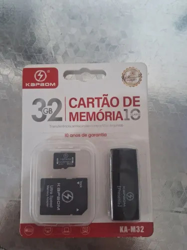 Cartão de memória 32gb