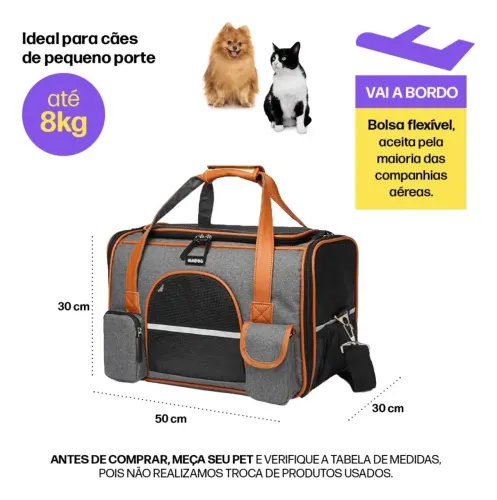 Bolsa de transporte pet