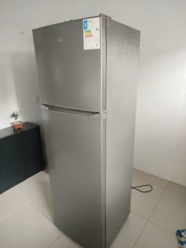 Geladeira Refrigerador(desapega pra sair hoje) 290 Litros Preto/Cinza HQ-290RDF 127V
