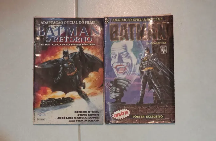[SÓ VENDA] Gibis Batman Adaptação Oficial do Filme - Batman e Batman O Retorno