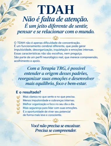 T.D.A.H - VAMOS CUIDAR!